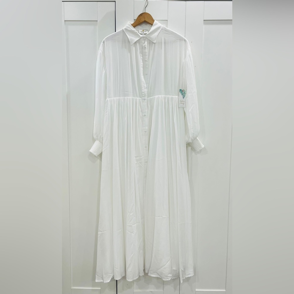 Summery white dress